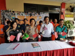 Polres  kp3 Gelar Hasil Razia Cipta  Kondisi Siang Tadi..