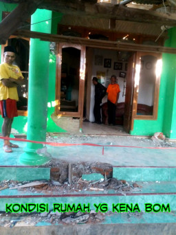 3 Rumah Warga Desa Pakuwesi, di teror Bom Molotov