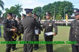 HUT Bhayangkara ke 71, Kapolres Himbau Tingkatkan Kesiap Siagaan Dalam Tugas