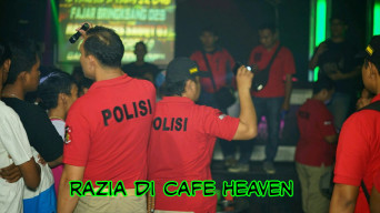 Diduga Jadi Tempat Kumpul Penjahat Jalanan, Cafe Heaven di Grebek.