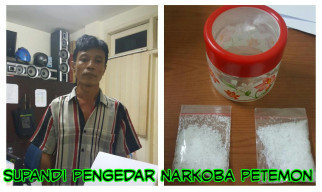 Jadi Pengedar Narkoba, Pria Paruh Baya Asal Petemon di Tangkap