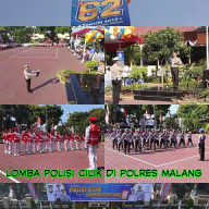 Polres Malang Adakan Lomba Polisi cilik 2017.