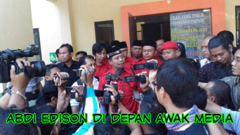 Relawan PDIP Laporkan Wakil Ketum Gerindra ke Polda Jatim.