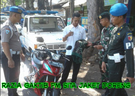 Polisi Militer Sita Jaket Doreng Milik Warga Sipil.