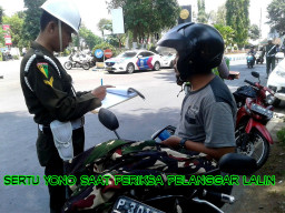Operasi Zebra Semeru 2017, PM Amankan Sejumlah Jaket Doreng.