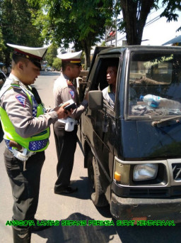 Satlantas Polres Bondowoso Tilang 2.375 Pelanggar.