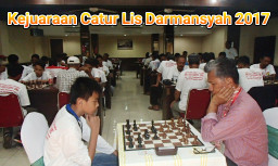 Gultom Juarai Kejuaraan Catur Lis Darmansyah 2017.