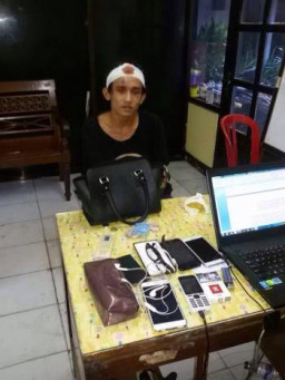 Eko Penjambret di Fly Over Pasar Kembang Tertangkap Berkat HP Ber GPS.