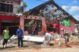 Ledakan Gas Elpiji Guncangkan  Desa Bataan, Empat Orang Korban Terluka 