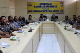 Kapolres Bondowoso Paparkan Hasil Rapim Polda Jatim.