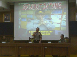 Camat, Danramil, Kapolsek dan RT se-Kec Tandes Koordinasi Kamtibmas 