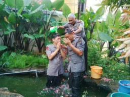 Prosesi Menjelang Serah Terima Jabatan Nette Boy