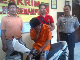 Pejambret Kalung Emas 8,5 Gram di Ampel Tertangkap Polsek Semampir
