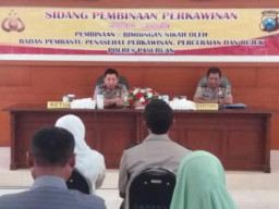 Wakapolres Pasuruan Pimpin Sidang Pra Nikah Anggota Nya