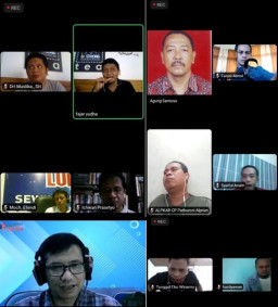24 Jurnalis Ikuti Pra UKW Via Zoom