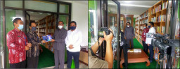 Ketua FKPRM &amp; 2 Alumni UKW Mandiri Tinjau Perpustakaan Pribadi Bupati Magetan