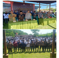 Polres Gresik Hadiri Pelantikan KPPS di Kabupaten Gresik