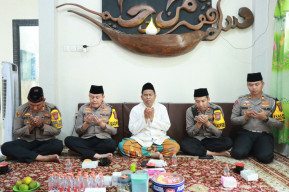 Kapolres Gresik Silaturahmi Ketua PCNU Gresik, Perkuat Sinergitas jaga Kamtibmas