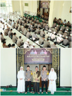 Polres Gresik Peringati Isra' Mi'raj Nabi Muhammad SAW 1445 H