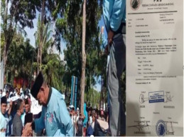 Diduga Barisan Sakit Hati, Simpatisan Slamet Junaidi Demo Pendopo Bupati Sampang