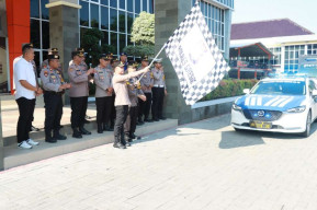 Polres Gresik Salurkan Bantuan Bencana Banjir di Jawa Tengah