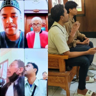 Dendam Lama, Terdakwa Bacok Security Perumahan Hingga Cacat Permanen, Roberth Sammar Diadili di PN Surabaya