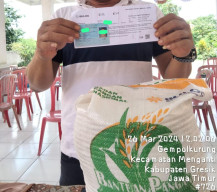 Ratusan KPM Desa Gempol Kurung Terima Bantuan Beras dari Bapanas