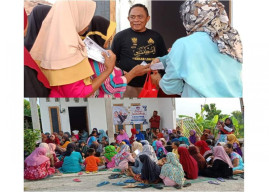 LSM FPSR Bagikan Ratusan Bingkisan Lebaran pada Anak Yatim dan Kaum Dhuafa