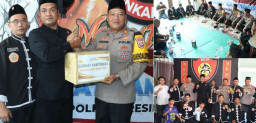 Jum'at Curhat Polres Gresik bersama Perguruan Pencak Silat Kera Sakti