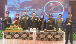 Peringatan Hari Bhayangkara ke-78 Polres Gresik, Komitmen Dukung Perkuatan Transformasi Ekonomi Indonesia Emas