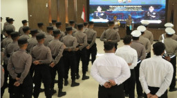 Polres Gresik Lepas 50 Siswa Diktuk Bintara Polri Gelombang 1 SPN Polda Jatim