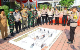 Polres Gresik Gelar Pasukan Operasi Mantap Praja Semeru 2024