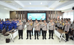 Latkatpuan Coaching Clinic dan Pengecekan Asta Siap Dalam rangka Pilkada serentak 2024 di Mapolres Gresik
