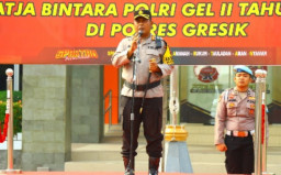 Latja Bintara Polri Gelombang II Tahun 2024 di Polres Gresik, Membentuk Polri Profesional dan Berintegritas