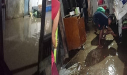 Diguyur Hujan Deras, Asrama Mahasiswa Kontrakan Panial Sorong Kebanjiran