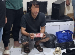 Gercep! Pengedar Uang Palsu Yang Rugikan Pedagang Berhasil di Tangkap Jajaran Polres Gresik