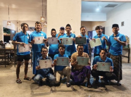 Wujud Syukur atas Kelulusan UKW, PJS Gelar Tasyakuran dan Buka Bersama sekaligus Penyerahan Sertifikat