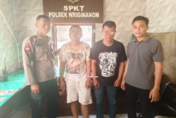 Dua Pelaku Curat Diamankan Polsek Wringinanom, Sempat di Hakimi Warga Hingga Mengalami Luka Lebam