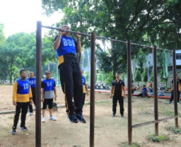 Polres Gresik Gelar Tes Kesamaptaan Jasmani, Wujud Kesigapan dan Profesionalitas Anggota