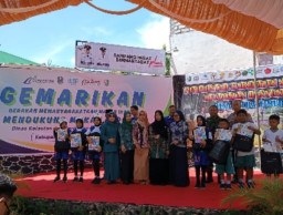 Diawali di Madura, Pemdes Jatra Timur Sampang Kolaborasi Dengan DKP Jatim Gelar Gemar Makan Ikan Bagi Usia Dini