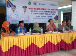 Tingkatkan Pengelolaan SDA, Pemdes Jatra Timur Bentuk Koperasi Desa Merah Putih