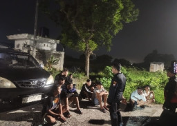 Balap Liar di Betoyo Manyar Berhasil di Gagalkan Polisi, 12 Pemuda di Amankan