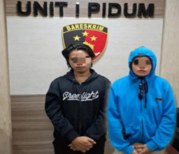 Gasak Motor Teman, Sejoli Panceng di Amankan Polisi