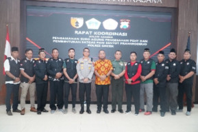 Persiapan Pengamanan Suro Agung dan Pengesahan Anggota Baru PSHT, Polres Gresik Bentuk Satgas PAM Sentot Prawirodirjo