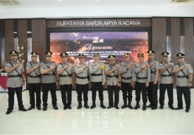 Inilah Pesan Wakapolres Gresik Saat Rotasi Pejabat Utama dan Kapolsek di Gresik