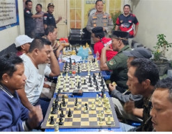 Polsek Cerme Gaungkan Pesan Kamtibmas Lewat Turnamen Catur,  Pererat Kebersamaan Polisi Dengan Masyarakat