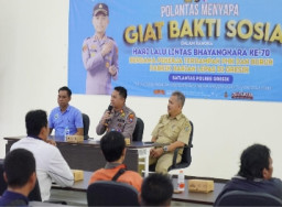 Peringati HUT Lantas ke-70 Satlantas Polres Gresik Gelar Baksos dan Pelatihan UMKM Bagi Pekerja Terdampak PHK