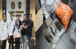 Petugas Rutan Surabaya Gagalkan Upaya Penyelundupan 230 Gram Ganja Lewat Makanan Ringan