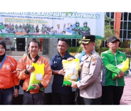 Polres Gresik Gandeng Buruh dan Ojol dalam Apel Kebangsaan, Jaga Stabilitas Keamanan Wilayah