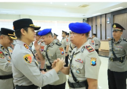Beberapa Jabatan Strategis Polres Gresik Mengalami Penyegaran, Kapolres Tekankan Penguatan Pelayanan Publik